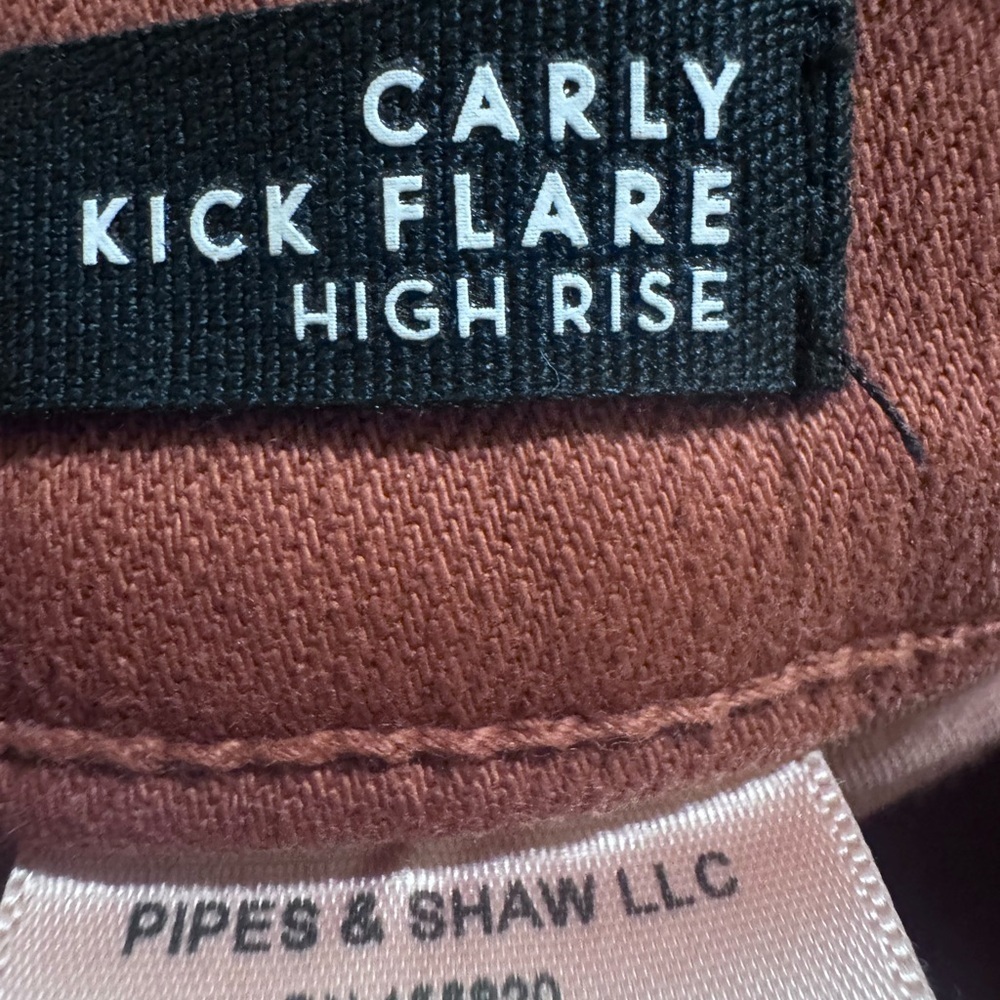 Veronica Beard Jeans in Burgundy - Picture 9 of 10